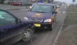 Trijų automobilių susidūrimas Šilutės plente