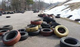 Padangomis užterštas Klaipėdos miškas