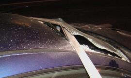 Girto vairuotojo naktį Klaipėdoje sukelta avarija