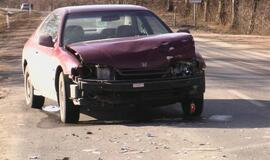 Automobilių susidūrimas Tilžės gatvėje