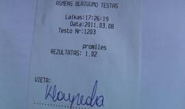 Kovo 8-osios avarijos Klaipėdoje