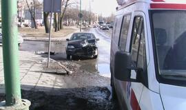 Klaipėdoje partrenktas motociklininkas