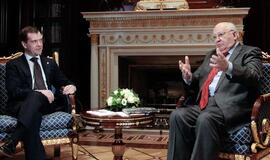 Rusijos vadovai pasveikino Michailą Gorbačiovą 80-ojo gimtadienio proga