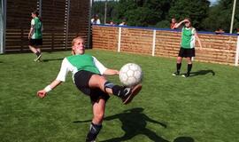 Šventojoje - dirbtinė futbolo aikštė