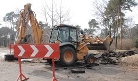 Miestiečiai įspėjami dėl pavojų Poilsio parke