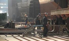 Ceremonija pažymėjo laivų statybos pradžią