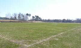 Klaipėdos miesto centrinis stadionas balandžio pabaigoje