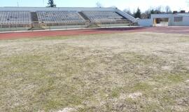 Klaipėdos miesto centrinis stadionas balandžio pabaigoje