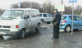 Avarija prie pėsčiųjų perėjos Mokyklos gatvėje