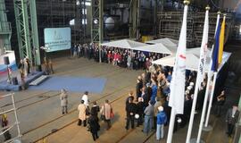 Ceremonija pažymėjo laivų statybos pradžią