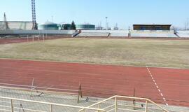 Klaipėdos miesto centrinis stadionas balandžio pabaigoje