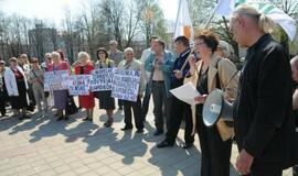 Mitingas per Černobylio katastrofos metines