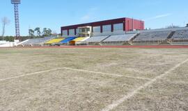 Klaipėdos miesto centrinis stadionas balandžio pabaigoje