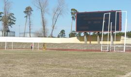 Klaipėdos miesto centrinis stadionas balandžio pabaigoje