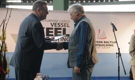 Ceremonija pažymėjo laivų statybos pradžią