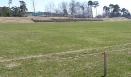 Klaipėdos miesto centrinis stadionas balandžio pabaigoje