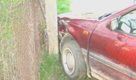 Neblaivaus vairuotojo Gargžduose sukelta avarija