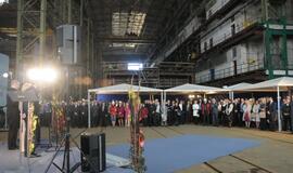 Ceremonija pažymėjo laivų statybos pradžią