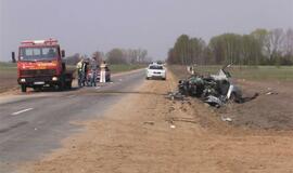 Kraupi avarija Šilutės rajone