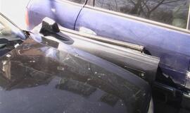 Galinio Pylimo gatvėje susidūrė trys automobiliai