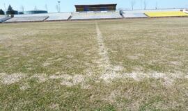 Klaipėdos miesto centrinis stadionas balandžio pabaigoje