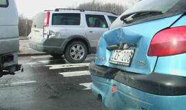 Avarija prie pėsčiųjų perėjos Mokyklos gatvėje