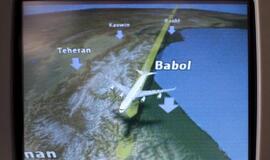 Iranas neleido Angelos Merkel lėktuvui skristi per savo oro erdvę