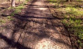 Naikinamas dviračių takas