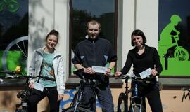 Norinčių pažinti Klaipėdą dviratininkų - vis daugiau