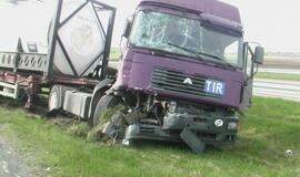 Susidūrimas baigėsi be kraujo