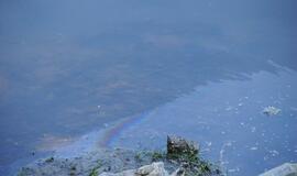 Danės upėje pastebėtos teršalų dėmės