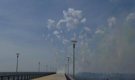 Sezono pradžiai Palangoje - tilto atidarymas