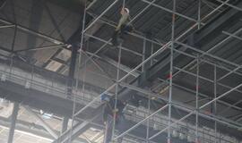 Statoma Klaipėdos arena iš vidaus