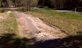 Naikinamas dviračių takas