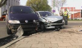 Avarija Birutės ir Bijūnų gatvių sankryžoje