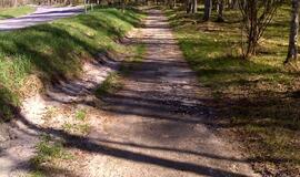 Naikinamas dviračių takas