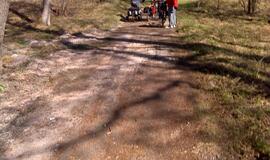 Naikinamas dviračių takas