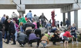 Pajūrį barstė gintarais dosni Neptūno sauja