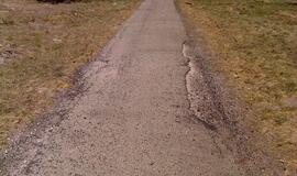 Naikinamas dviračių takas