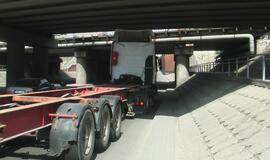 Herkaus Manto gatvėje - nuvirtęs konteineris