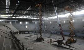 Statoma Klaipėdos arena iš vidaus