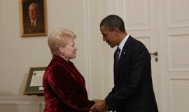Dalia Grybauskaitė susitiko su JAV prezidentu