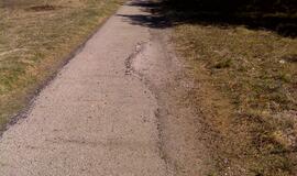 Naikinamas dviračių takas