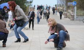 Pajūrį barstė gintarais dosni Neptūno sauja