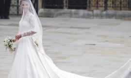 Keit vestuvinė suknelė nuo liepos bus eksponuojama Bakingemo rūmuose