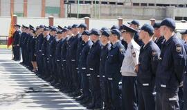 Durpyno gaisre pasižymėjusiems gaisrininkams - apdovanojimai