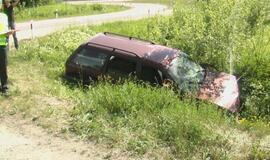 Girto vairuotojo sukelta avarija prie Vėžaičių