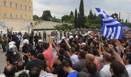 Graikijoje vyksta visuotinis protestas