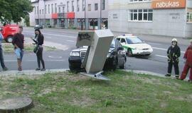 Automobilių susidūrimas Liepų gatvėje