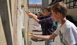 Grafitininkų menui - dvi sienos